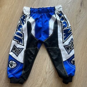 Kids vintage wolf motorsport racing pants